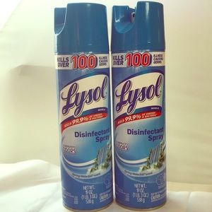 Lysol Disinfecting Spray. 2 brand new cans!